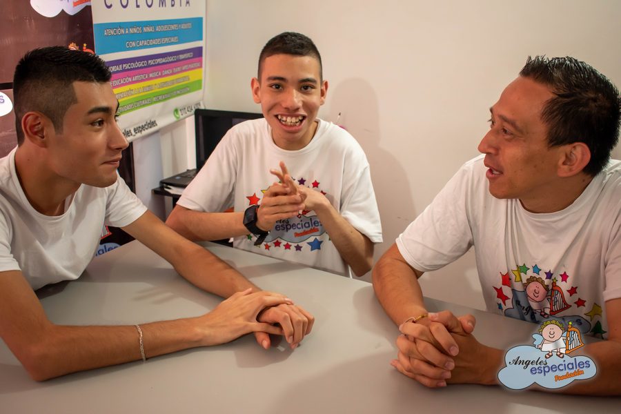 Taller en una de las salas de aprendizaje
